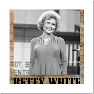 Betty White // Vintage Frame Posters and Art